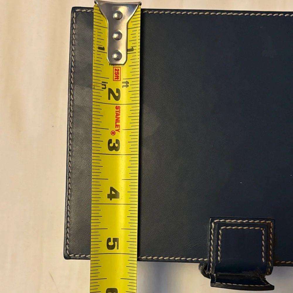 Dooney & Bourke Black and Navy Clutch